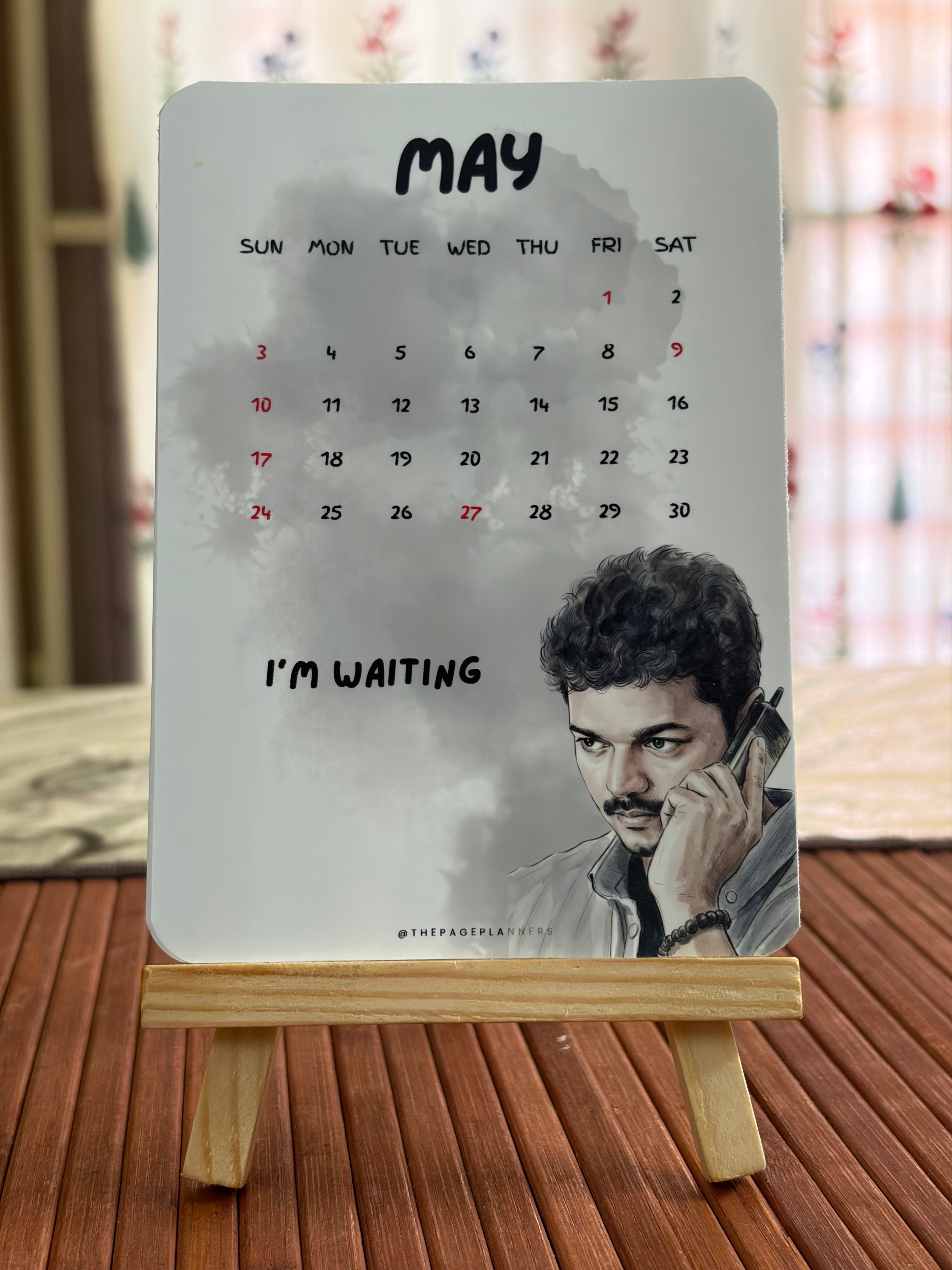 Vijay Desk Calendar