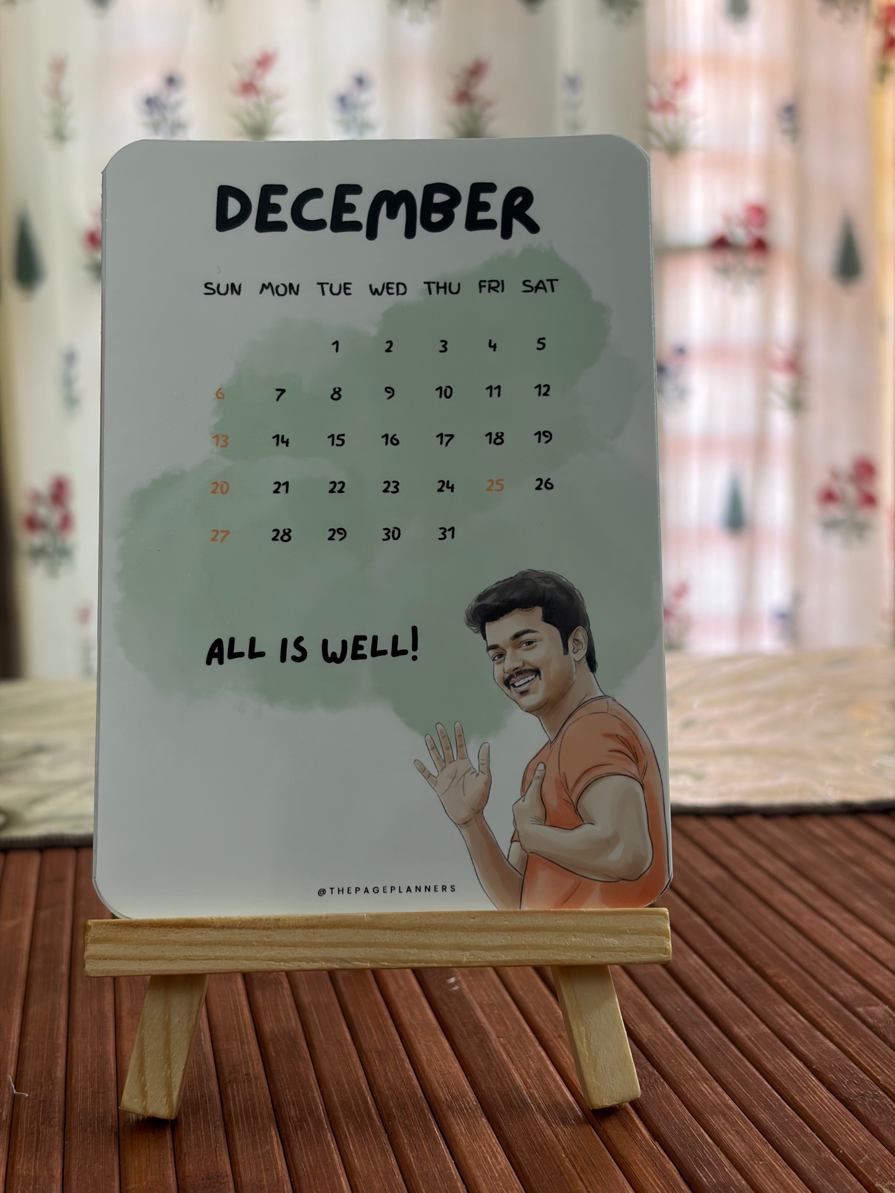 Vijay Desk Calendar