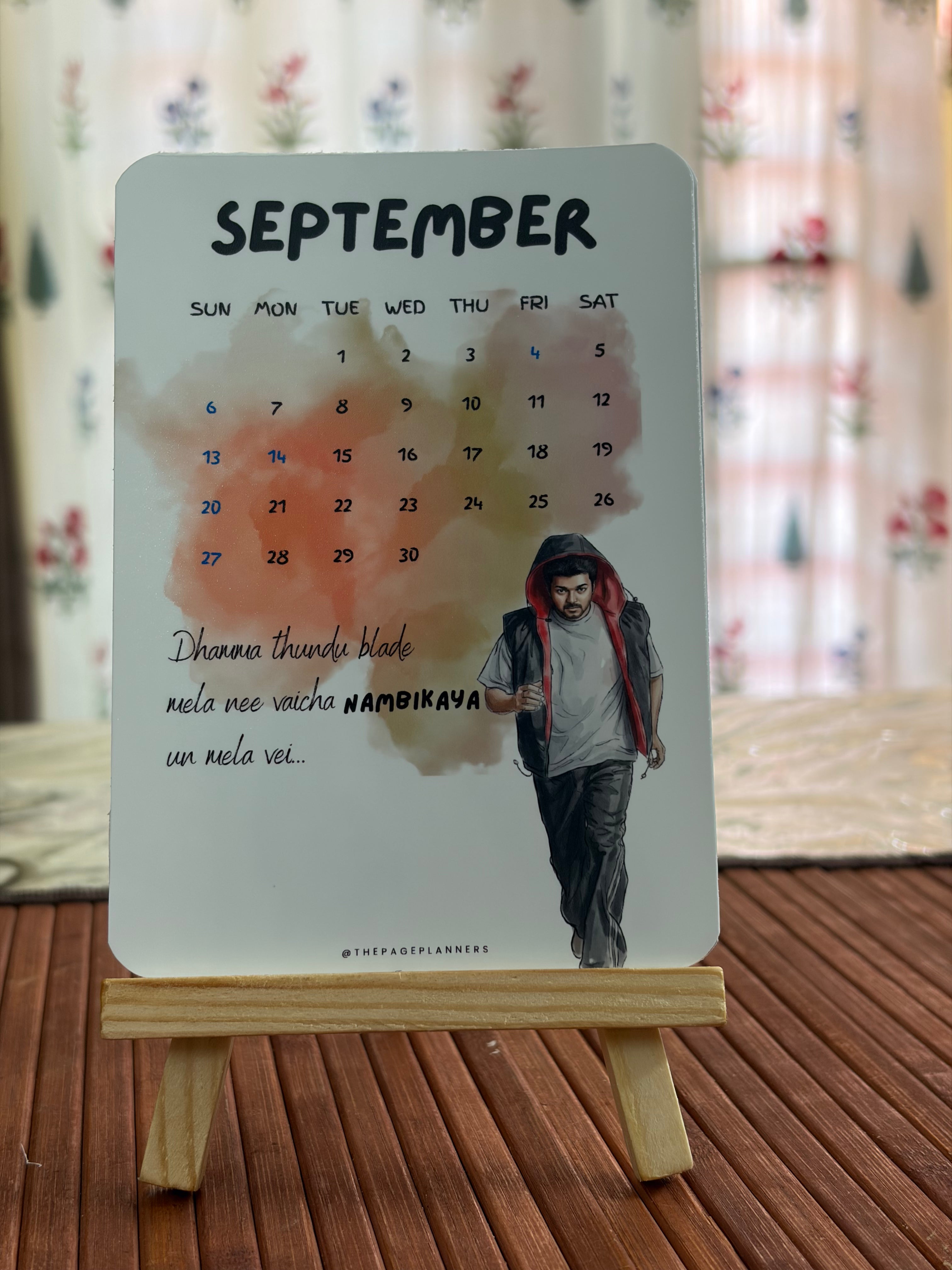 Vijay Desk Calendar